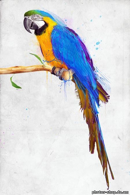 Блестяще-матовый дисперсионный эффект в Фотошоп рисовать в фотошоп