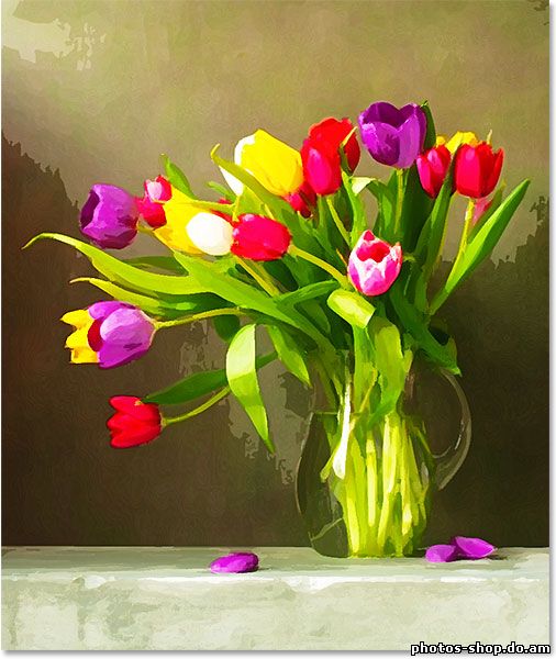 Акварель эффект в Photoshop CS6 рисовать в фотошоп