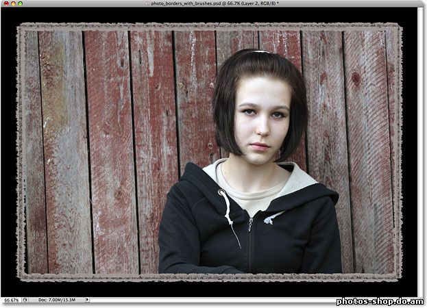 Создание фото граничит с фотошоп рисовать в фотошоп